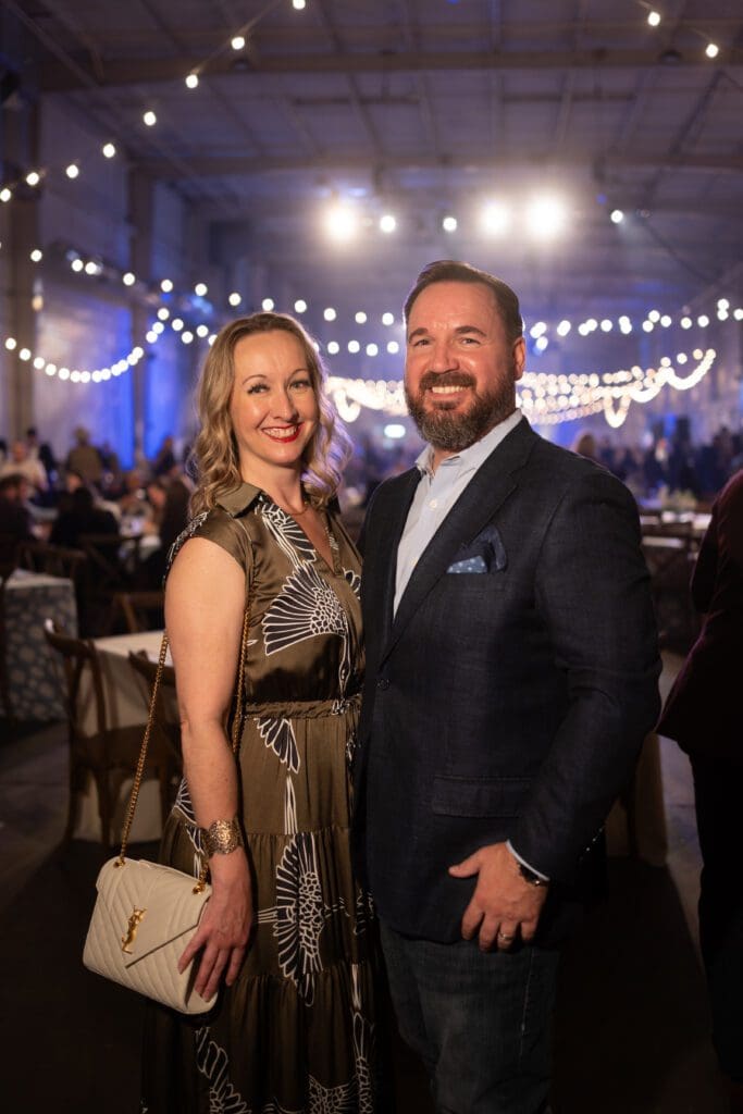 Stephanie & Will Joslin at the American Cancer Society 'Shuck Cancer Houston' fundraiser (Photo by Daniel Ortiz)