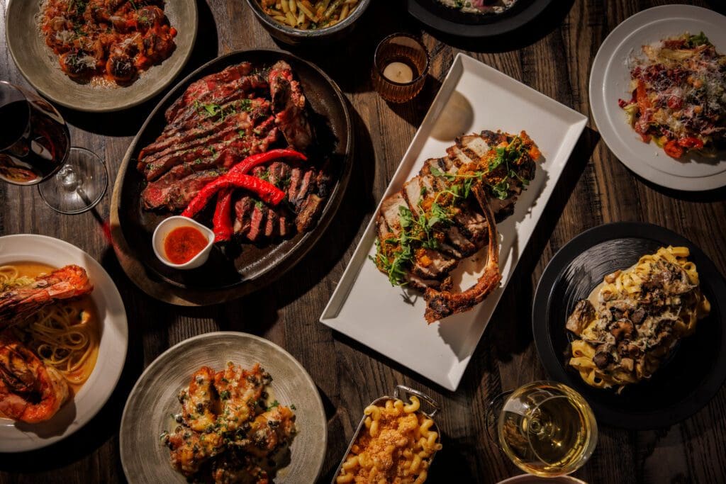 The Saint, which first opened in 2023, quickly became known for their spin on "comfort-driven Italian classics" paired with Texas-sourced steaks. (Photo by Samantha Marie Photography)
