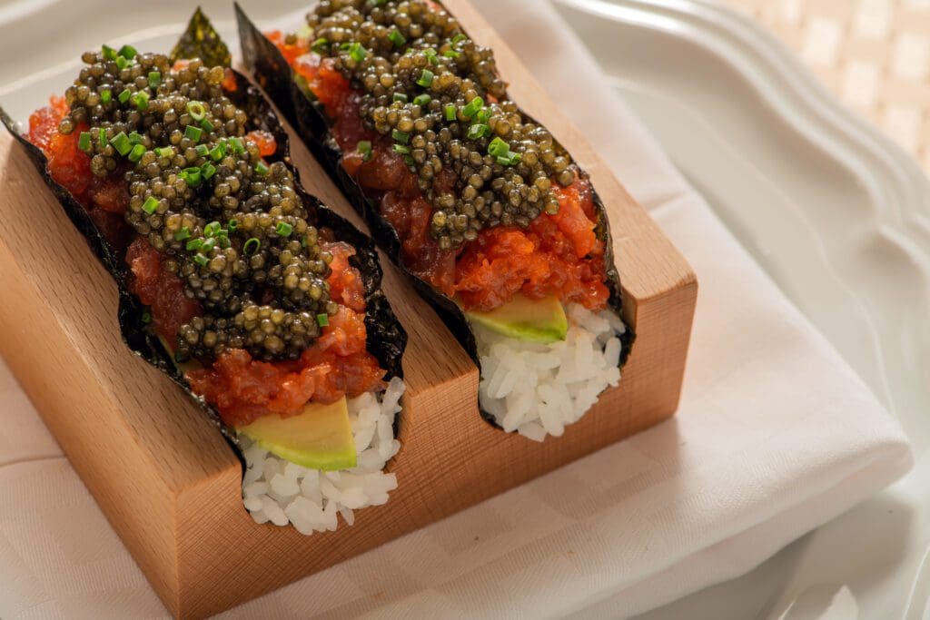 The Penrose Room is the only restaurant at The Broadmoor that serves sushi. (Photo by The Broadmoor)