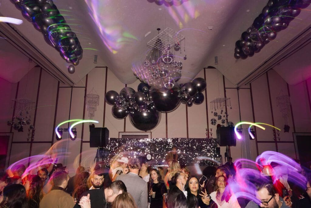 Simply follow the call of the disco ball.