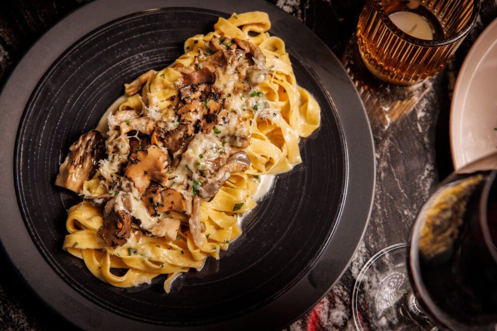 Wild Mushroom & Black Truffle Tagliatalle (Photo by Samantha Marie Photography)