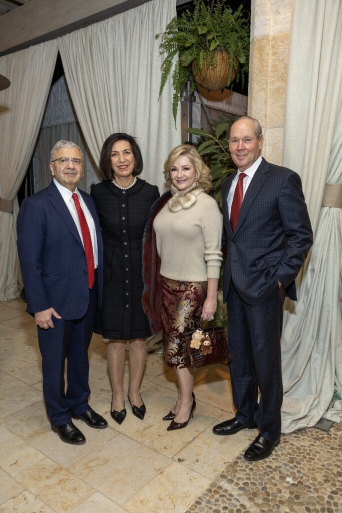 Drs. Wiliam & Huda Zoghbi, Whitney & Jim Crane at the Hope & Opportunity dinner in support of the neurodiverse community.
 (Photo by Texas Children's Hospital)