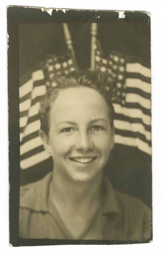 Portrait of Milton [Robert] Rauschenberg, Thomas Jefferson High School, Port Arthur, Texas, circa 1941. (Robert Rauschenberg Foundation Archives, New York)