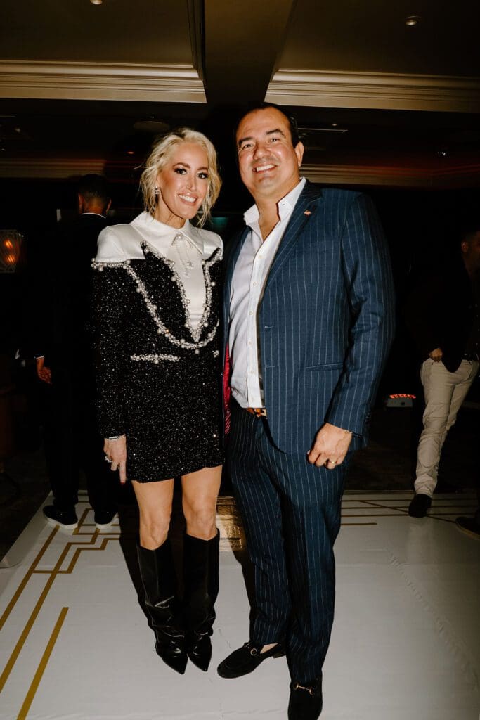 Whitney Kuhn Lawson & Marc Lawson at the preview party for members-only club Maître D (Photo by Nathalie Ramirez for Vandelay Companies)