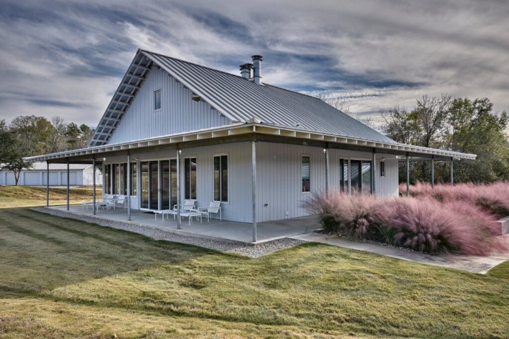 The architecture lines at Whitehall Ranch are sleek and clean providing a contemporary spin on ranch living.
