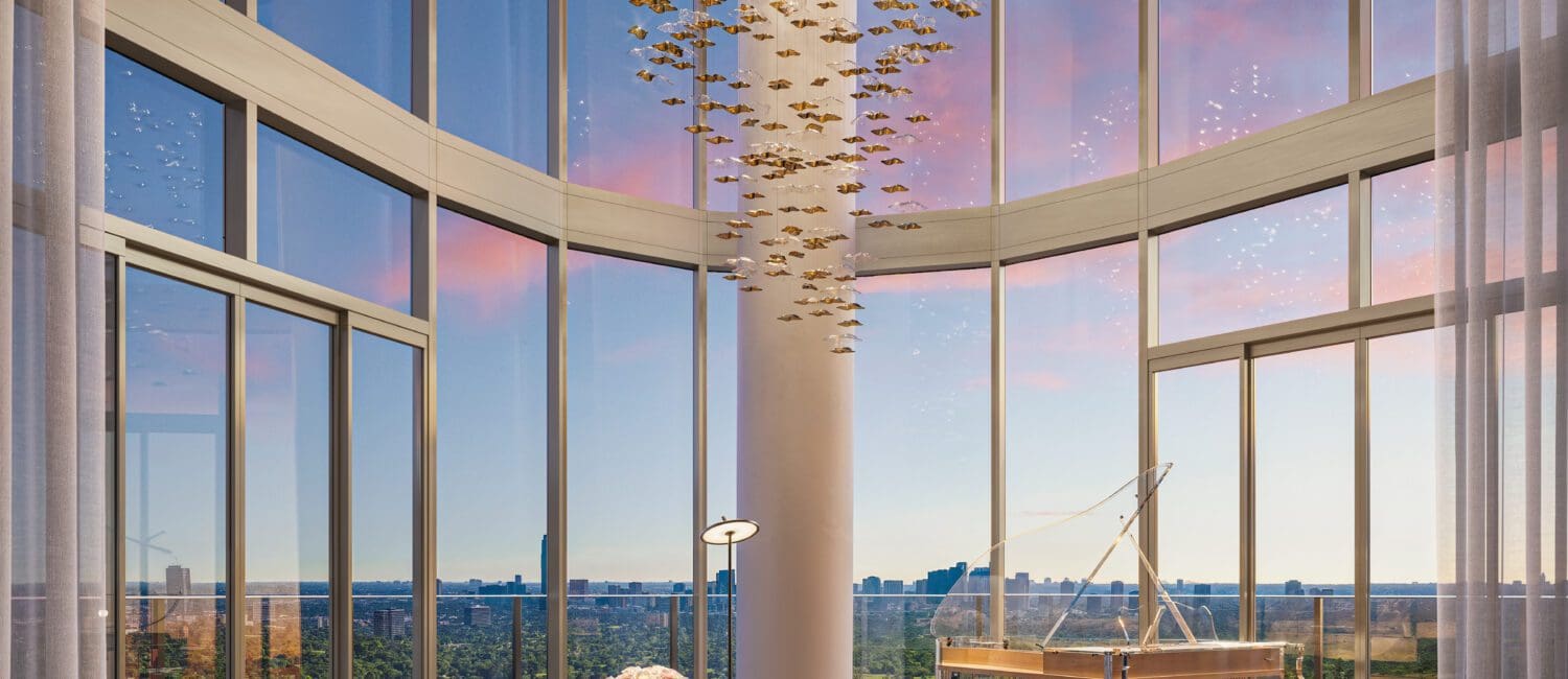 3-Duplex Penthouse at The St. Regis Residences, Houston; Rendering courtesy of Shimahara Visual
