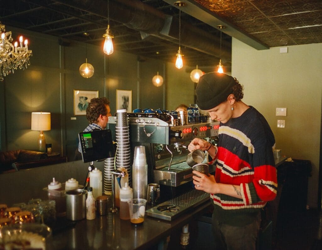 Crude Craft Coffee Bar is a prime spot to enjoy a book or catch up on work. (Courtesy)