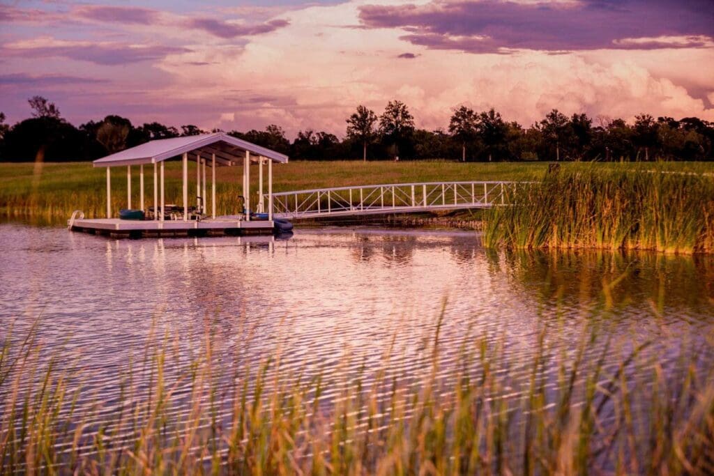  There is great bass fishing at Whitehall Ranch in the eight-acre fishing lake which is managed to produce trophy fish.