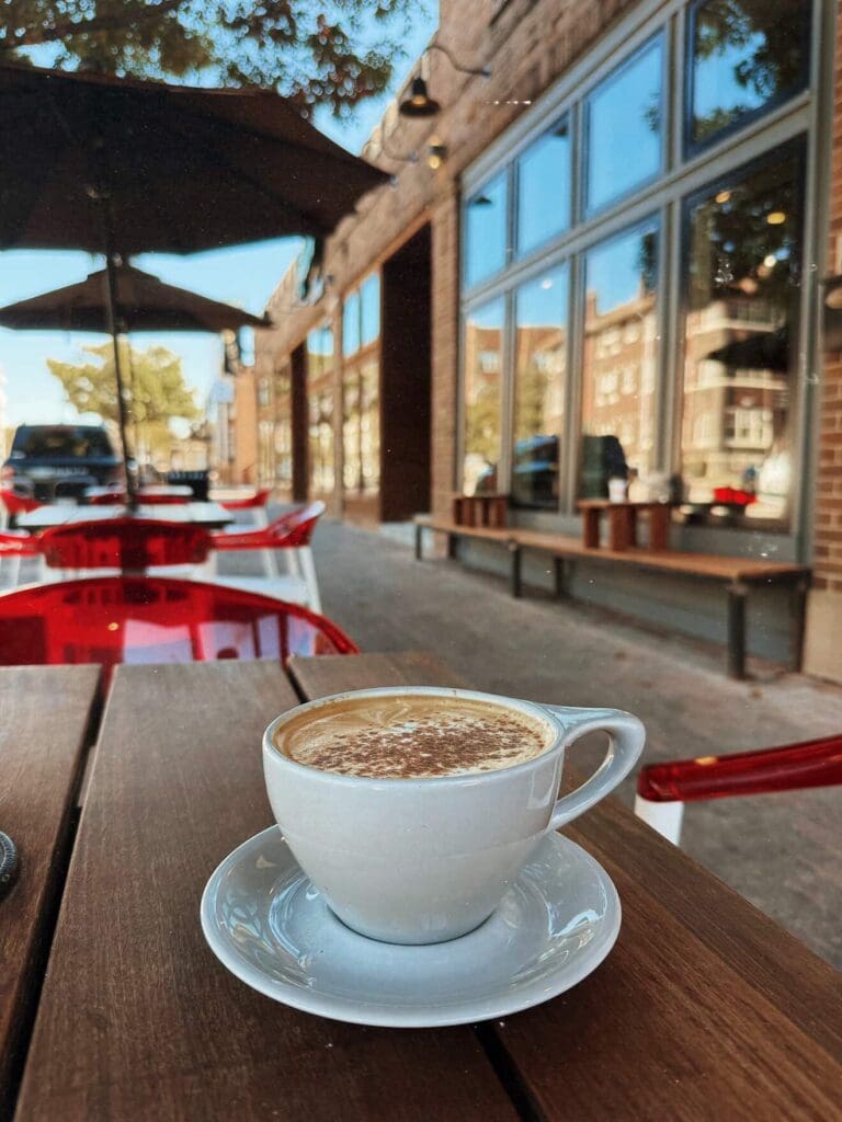 Whether you want a cozy spot or a porchside perch to enjoy your coffee, or you need a steady supply of locally roasted beans, Cherry Coffee Shop has you covered. (Courtesy)
