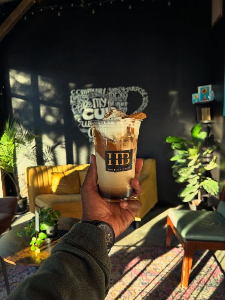 HustleBlendz Coffee is a community-focused coffee shop. (Courtesy)