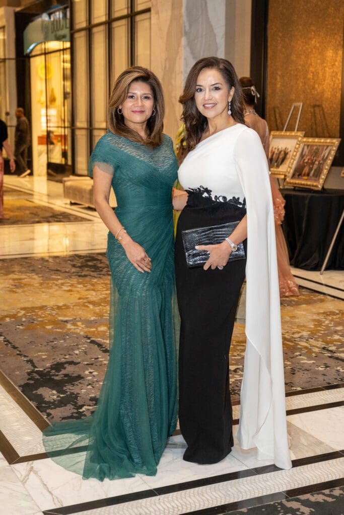 Anna Reger, Maria Maconda Alaoui at the Winter Ball (Photo by Jacob Power)