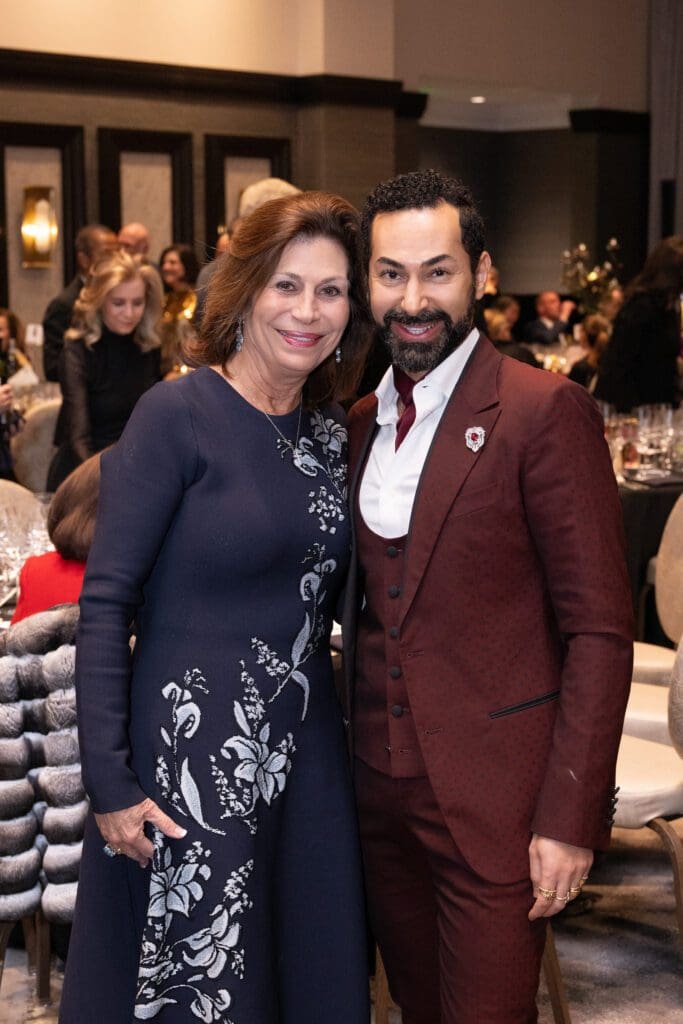 Cathy Brock, Fady Armanious at CanCare's 'Hope Uncorked' dinner (Photo by Jacob Power)