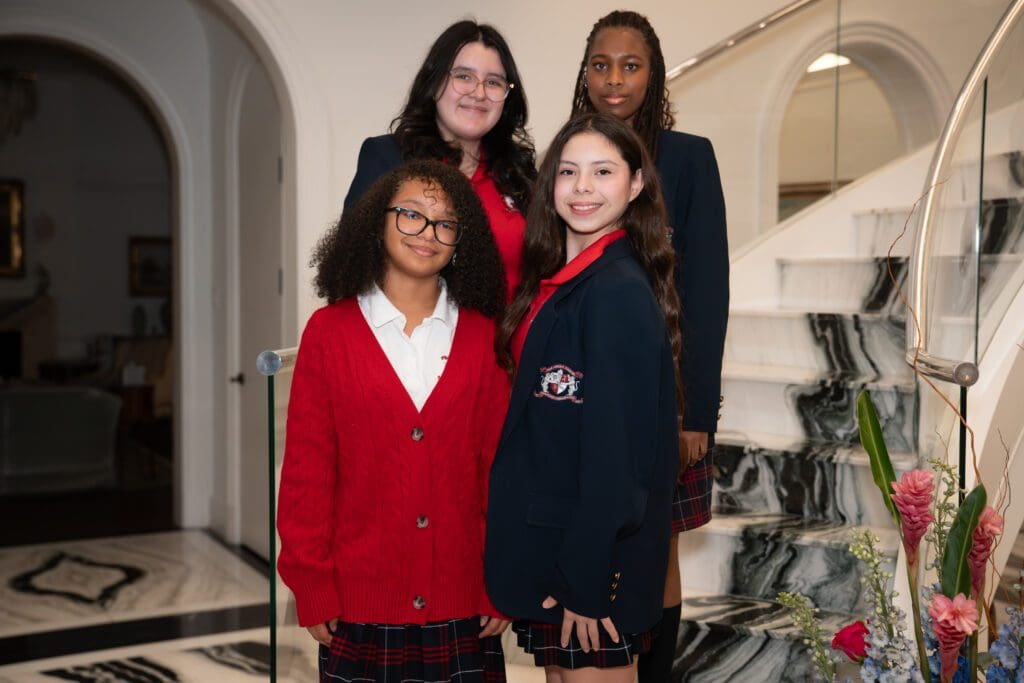 Choir students from the Irma Lerma Rangel Young Women’s Leadership School (Photo by Danny Campbell)