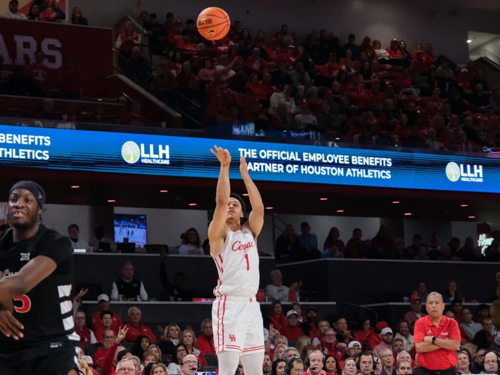 University of Houston guard Isiah Harwell can be an impact scorer off the bench. (Photo by F. Carter Smith)