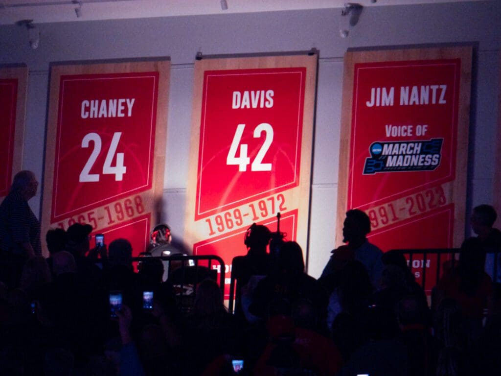 Dwight Davis wore No. 42 in honor of the pioneering Jackie Robinson. (Photo by F. Carter Smith)