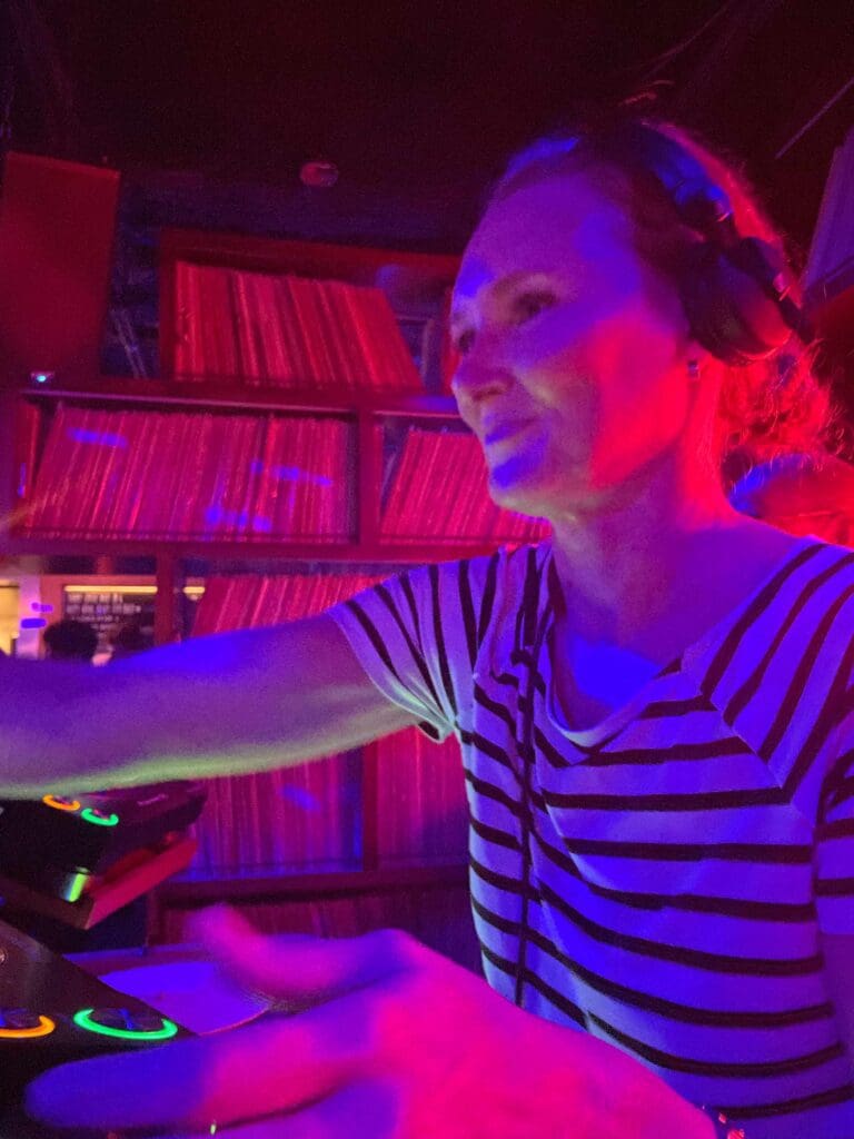 DJ Amanda Richardson performs at 20 YRS at The Flat