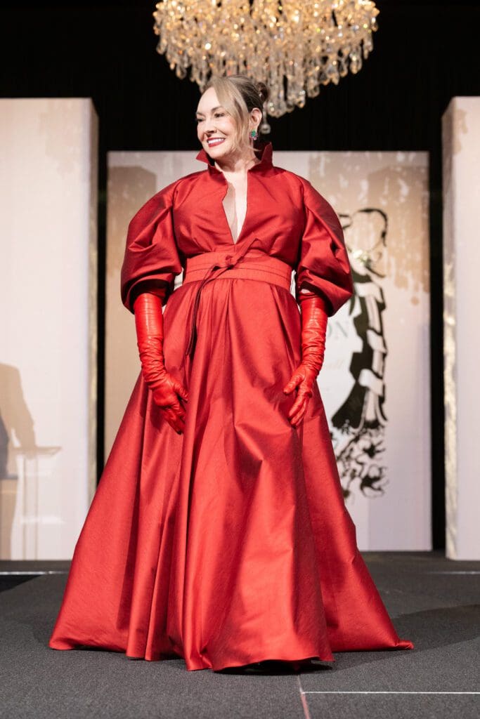 Dr. Linda Sagarnaga Magill at the Winter Ball (Photo by Jacob Power)
