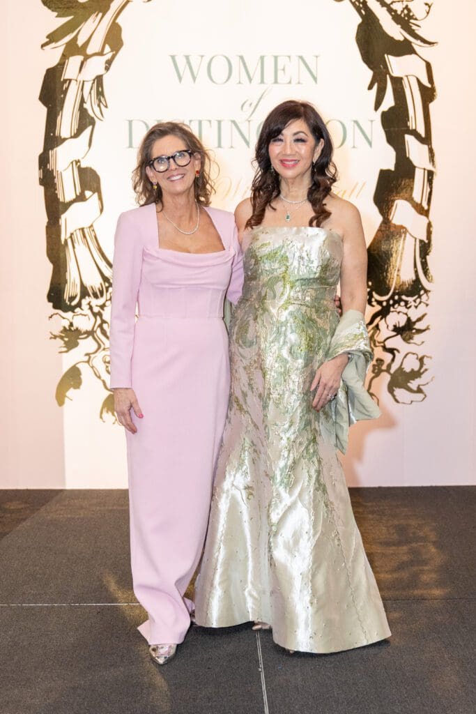 Winter Ball chairs Elizabeth DeLuca and Dr. Alice Mao Brams (Photo by Jacob Power)