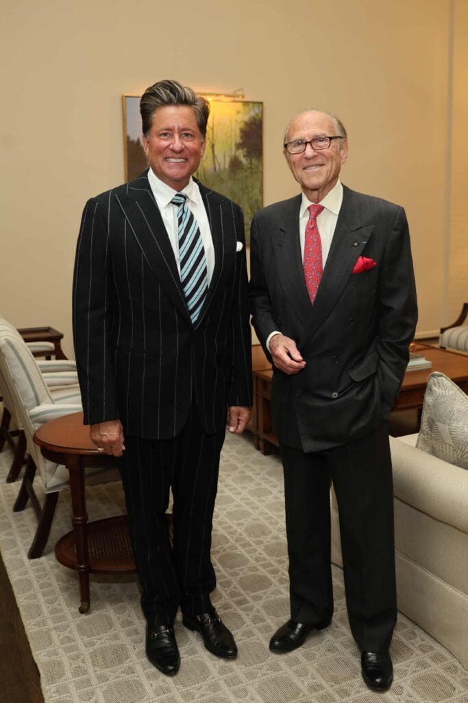 Brian Teichman and Robert Sakowitz at The Heritage Society’s Evening of Heritage at The Forest Club.