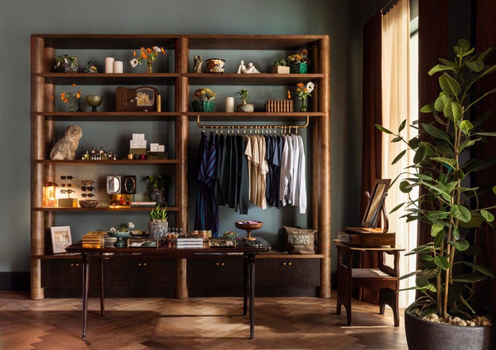 Lobby and retail at Hotel Daphne (Photo by Julie Soefer)