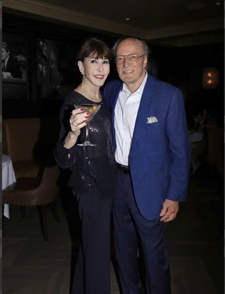Shelby Hodge & Shafik Rifaat  at the preview party for members-only club Maître D (Photo by Nathalie Ramirez for Vandelay Companies)