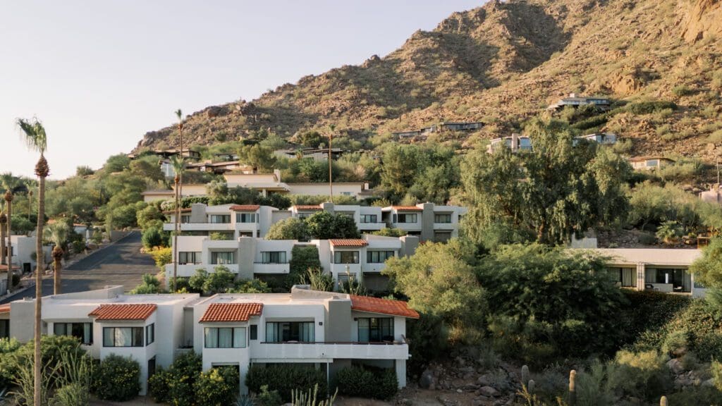 The casitas at Sanctuary Camelback Mountain. (Photo by Sanctuary Camelback Mountain)