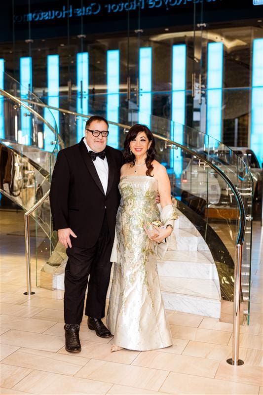 Drs. Matthew Brams & Alice Mao Brams at the Winter Ball (Photo by Jacob Power)