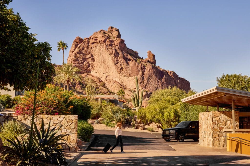 The resort offers striking views of the natural vistas. (Photo by Sanctuary Camelback Mountain)