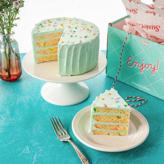 Known for bright, bold, and delicious cakes, cupcakes, and cookies, SusieCakes has delivered comforting baked goods since 2006. (Courtesy)