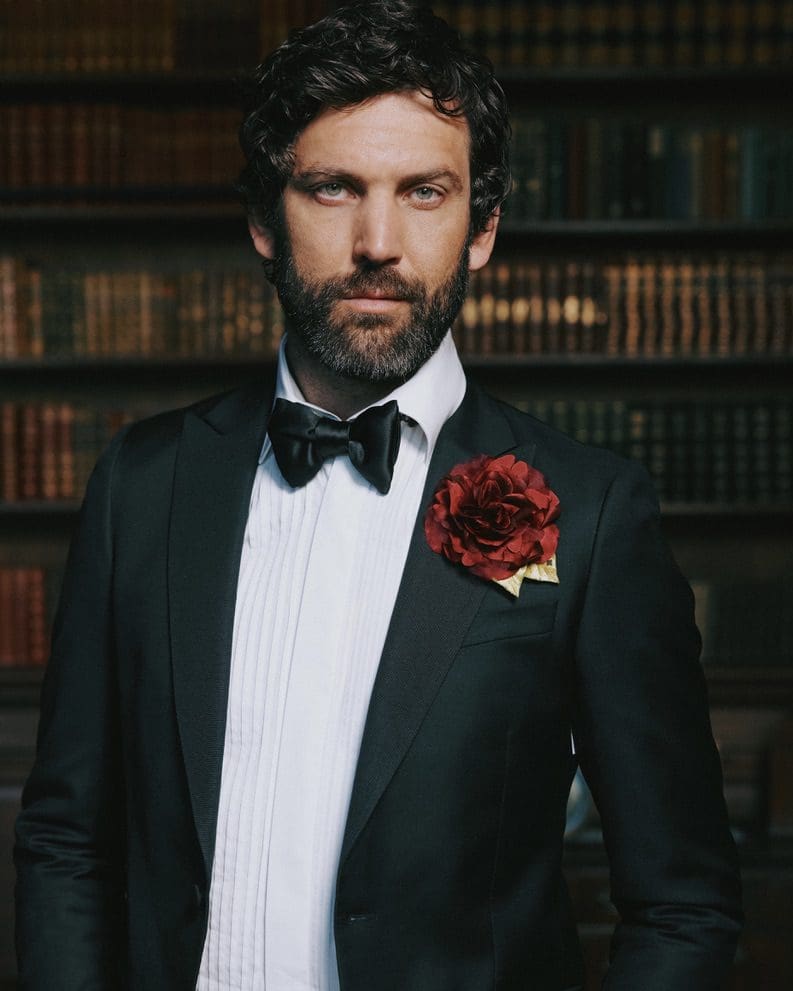 Helena Simone floral brooches are appropriate for both men and women