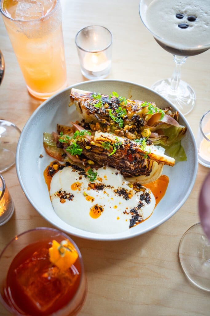 Don't miss the roasted cabbage at Ateliê even if you think you don't like cabbage. (Photo by EJ Galvez)