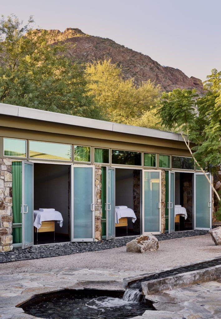 A 12,000-square-foot spa serves as Sanctuary Camelback Mountain's pièce de résistance. (Photo by Sanctuary Camelback Mountain)
