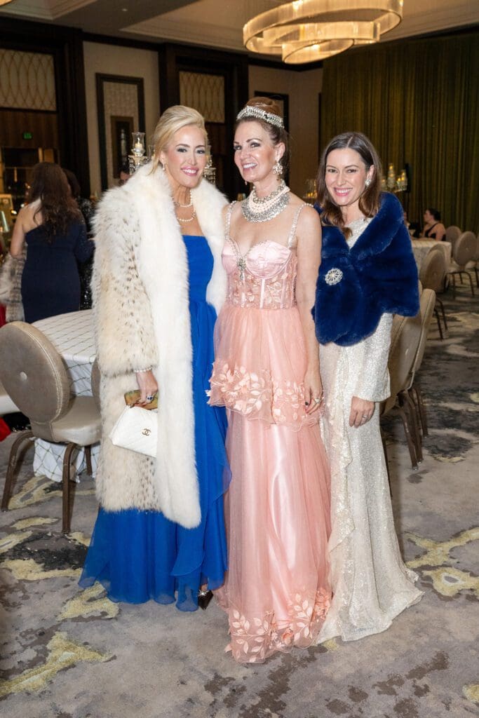 Whitney Lawson, Beth Muecke, Jayne Johnston at the Winter Ball (Photo by Jacob Power)