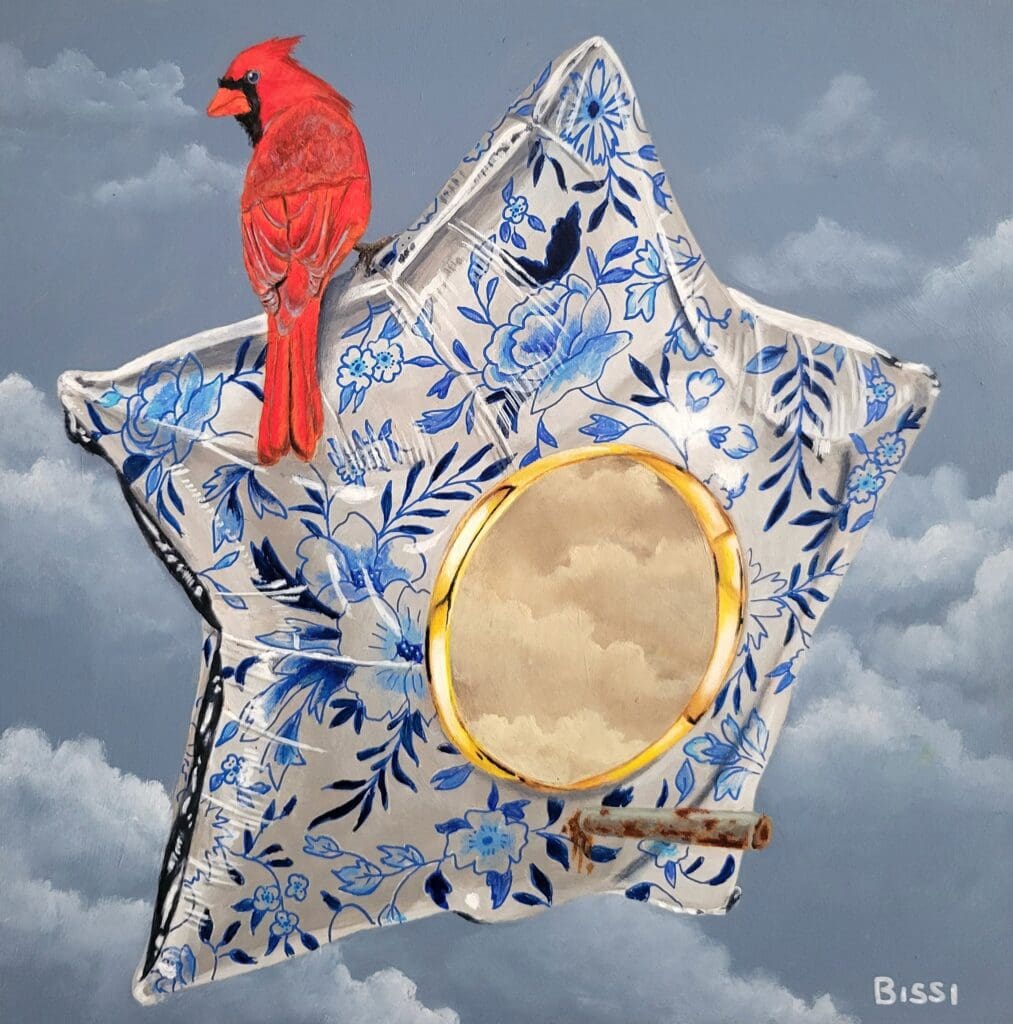 Paint, Not Pixels — Artist Bissi Cruz Turns a Case of Mistaken Identity Into a Breakout Exhibition In The Woodlands