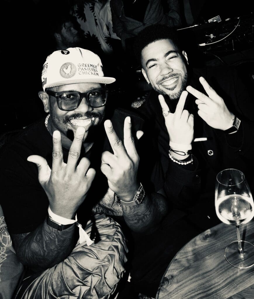 Von Miller and Kevin Miles Jr. (Photo by Vivien Killilea, Getty Photography)