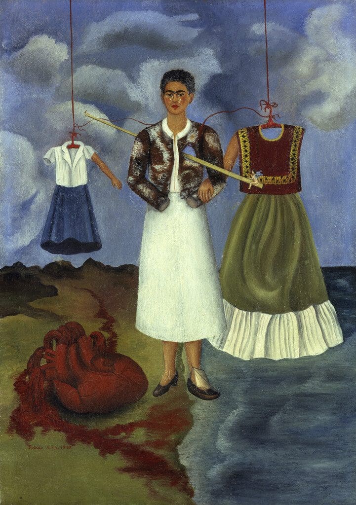 Frida Kahlo’s “The Heart,” 1937, at the Museum of Fine Arts, Houston (Courtesy The Fine Art Group. © 2026 Banco de Mexico Diego Rivera & Frida Kahlo Museum Trust, Mexico City/Artists Rights Society, New York. Photo © Christie’s Images/Bridgeman Images)