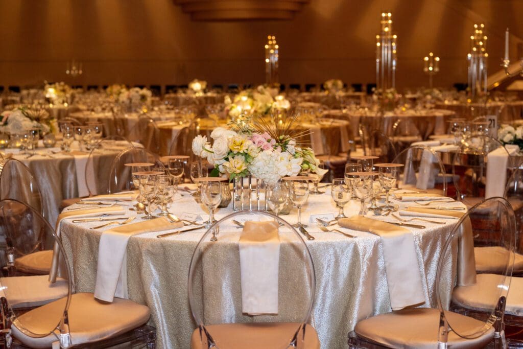 Table decor at Houston Grand Opera's Concert of Arias (Photo by Jacob Power)