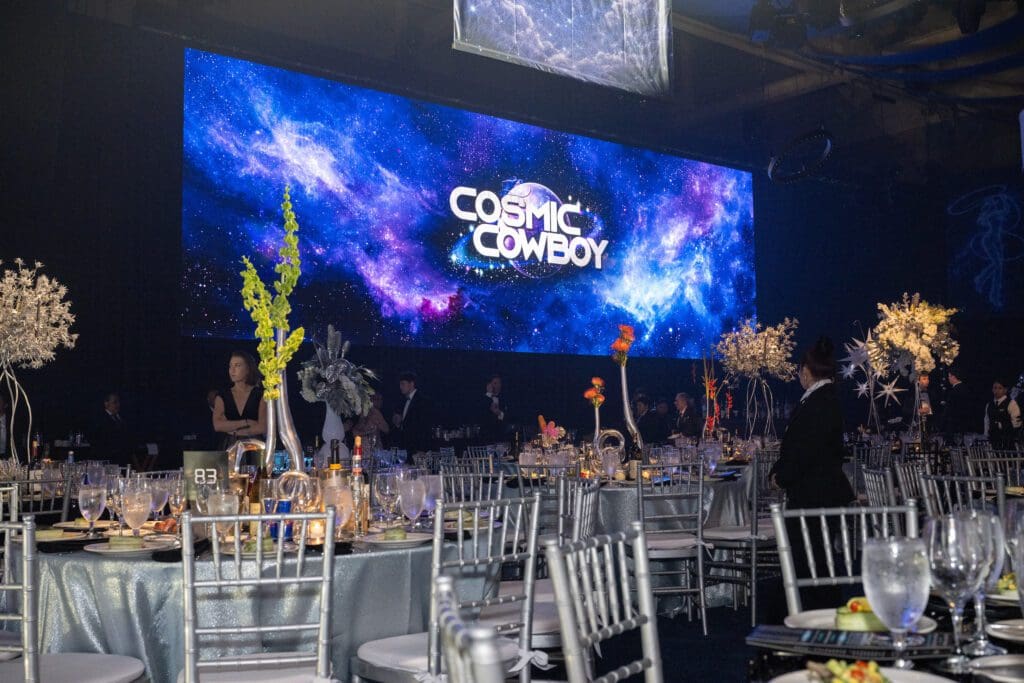 The Cosmic Cowboy theme set the tone for the 2026 San Luis Salute to Galveston Mardi Gras (Photo by Jacob Power)
