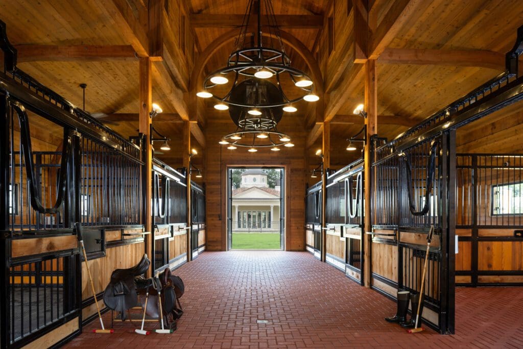 The stables at 6 W. Rivercrest Drive (Photo by Laurie Perez)
