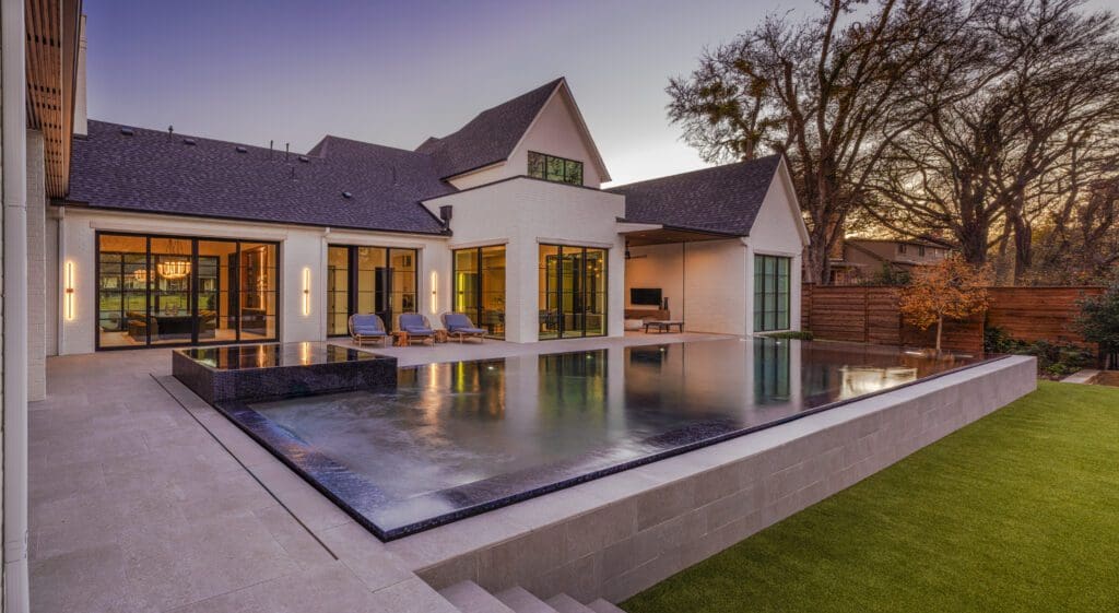 “We unified architecture and landscape into a seamless composition,” said Leidner. (Photo by Micah Nunley)
