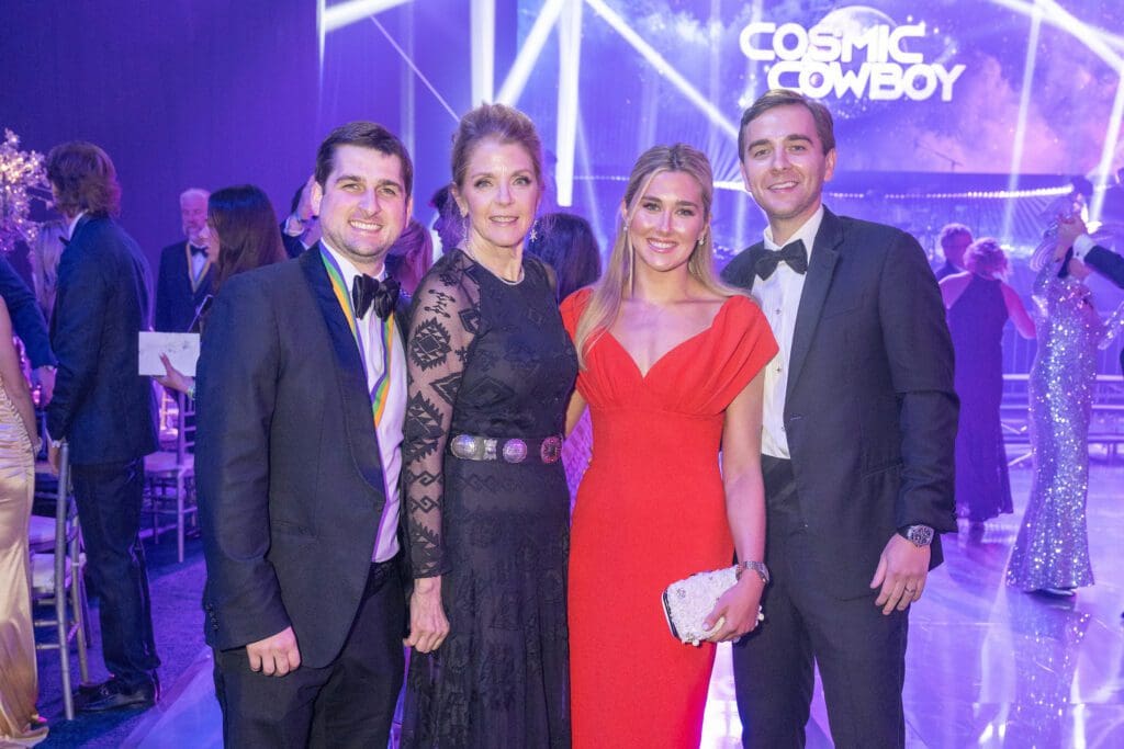 Blake Fertitta, Paige Fertitta, Olivia & Sam Wempe at the San Luis Salute (Photo by Jacob Power)