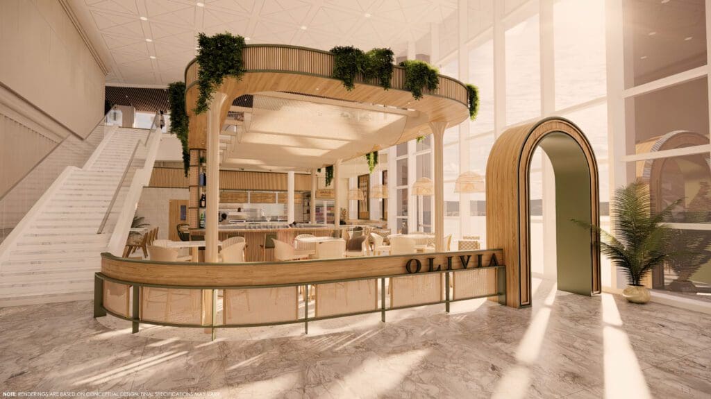 Café Olivia opens its new downtown Dallas location on Tuesday, February 17. (Courtesy Café Olivia)