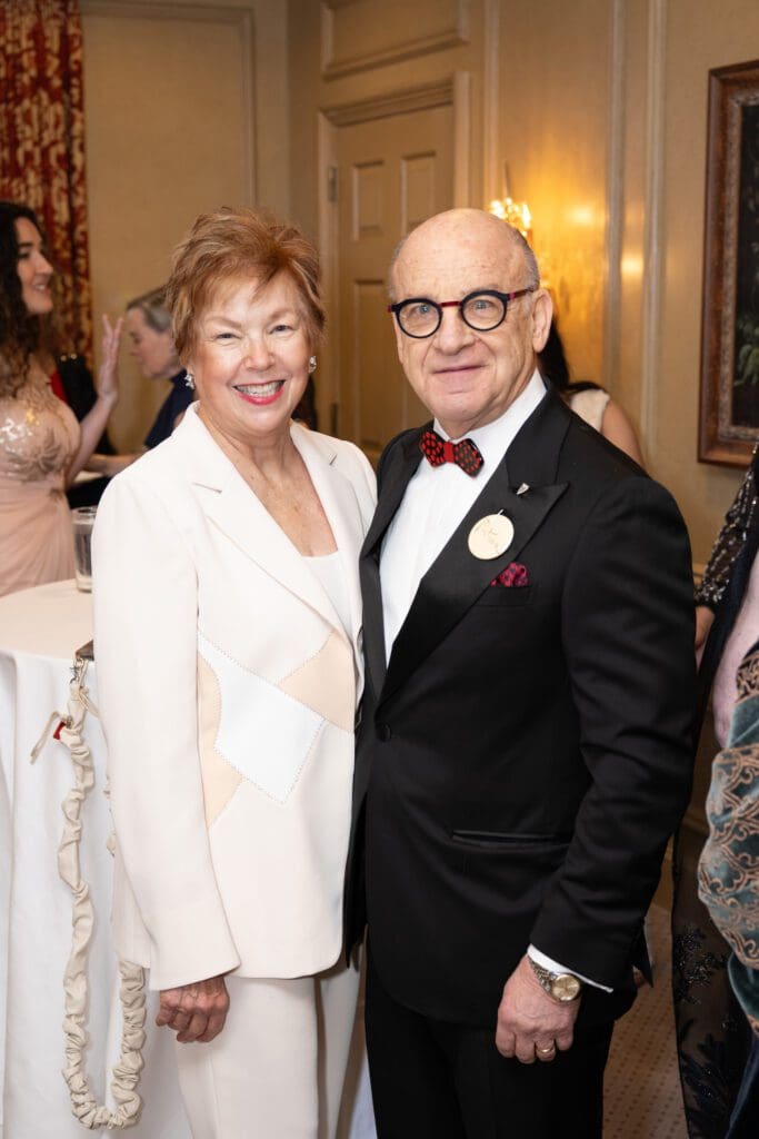 Candace Baggett, Inprint vice president Ron Restrepo  at the Inprint Poets & Writers Ball  (Photo by Wilson Parish)