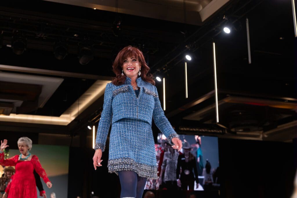 Carolyn Faulk at the Houston Livestock Show and Rodeo Trailblazers Awards Luncheon (Photo by Daniel Ortiz)
