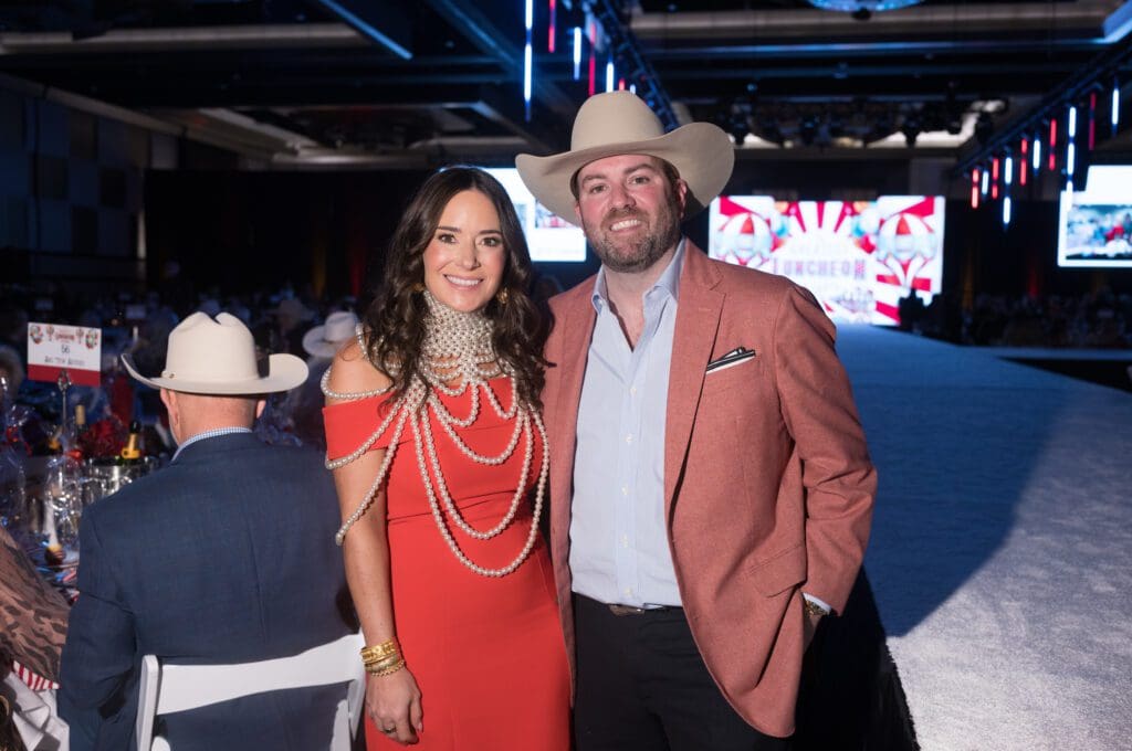 Christina & David McAllen at the Houston Livestock Show and Rodeo Trailblazers Awards Luncheon (Photo by Daniel Ortiz)