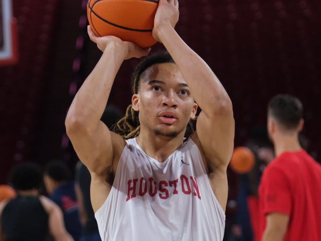 University of Houston point guard Kingston Flemings seems built for March. (Photo by F. Carter Smith)