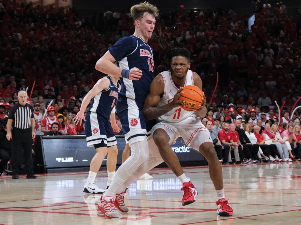 University of Houston center JoJo Tugler is a very instinctive player. (Photo by F. Carter Smith)