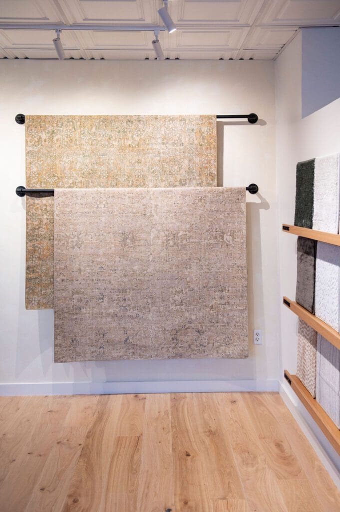 Ernesta's custom-sized rugs can be cut (down to the inch!) in as little as two weeks. (Photo by Tamytha Cameron Photography)