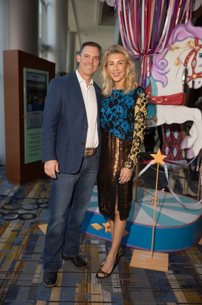 David & Cathy Herr at the Houston Livestock Show and Rodeo Trailblazers Awards Luncheon (Photo by Daniel Ortiz)