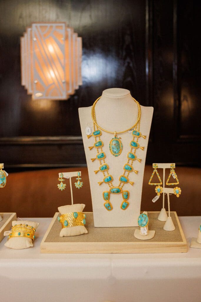 Christina Greene Jewelry at the Cotton Foundation Giddy Up Galentine's charitable fundraiser at Maître D. (Photo by Jose Rodriguez for Vandelay Companies)